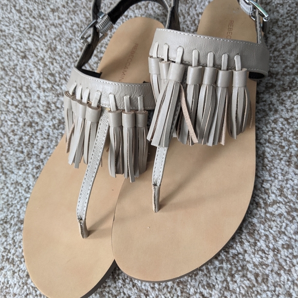 Rebecca Minkoff NEW  tassel thong sandals, 10 - Picture 2 of 5